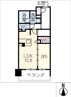 ローレルアイ名駅東の間取り