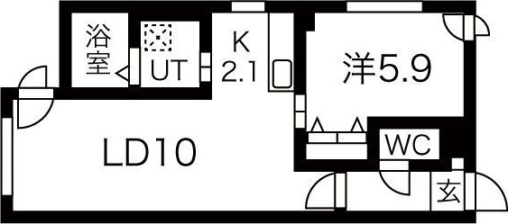 ＫＤＭハイツの間取り