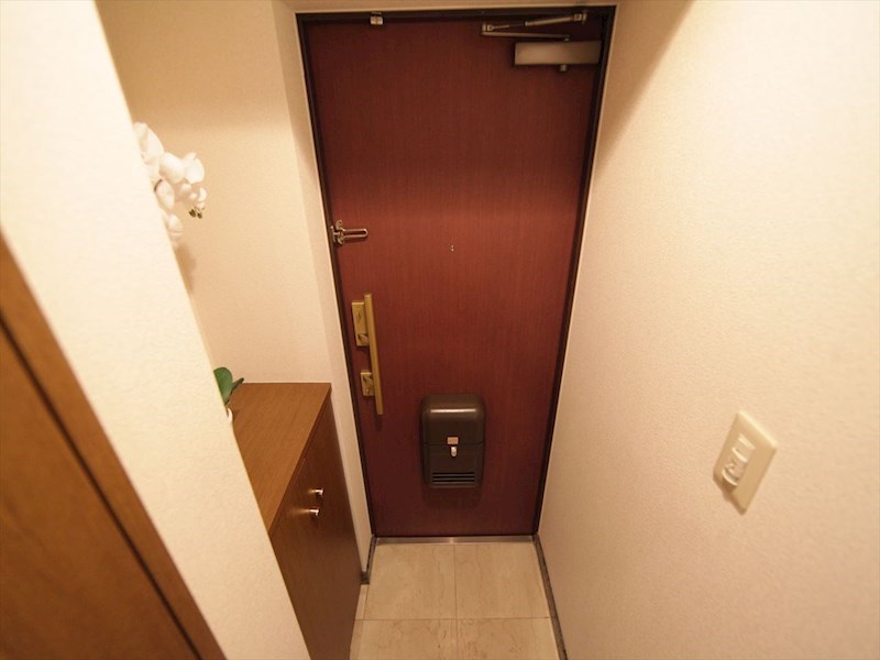 玄関　玄関　シューズボックス付