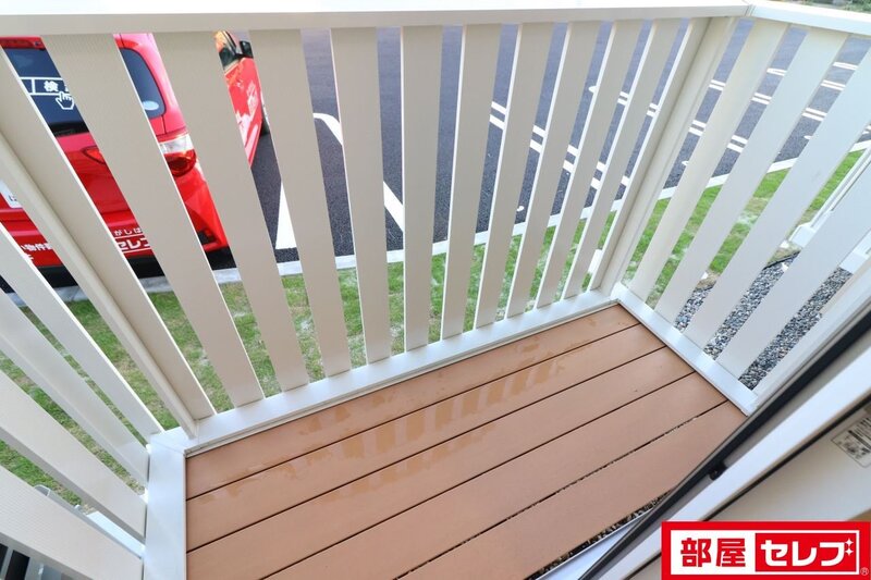 バルコニー　同タイプの１０２号室の写真です。