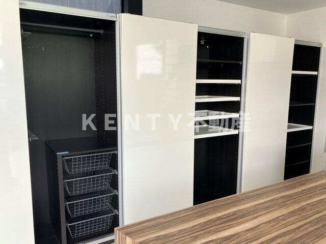 収納　収納があります