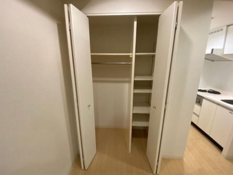 収納　十分な収納スペースがあります