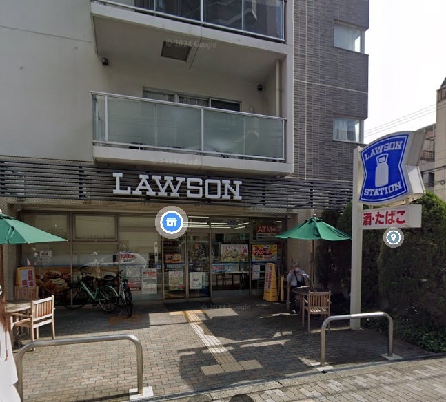 コンビニ　ローソン安堂寺町二丁目店（コンビニ）まで158m