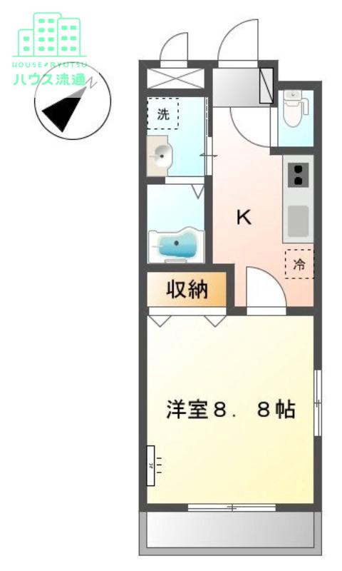 ＪＲ長崎本線 肥前古賀駅 徒歩29分 2階建 築12年の間取り写真