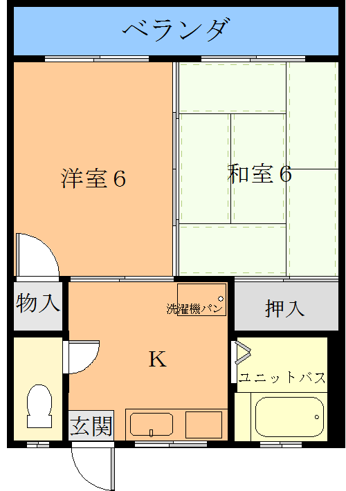 ヤママス東の間取り