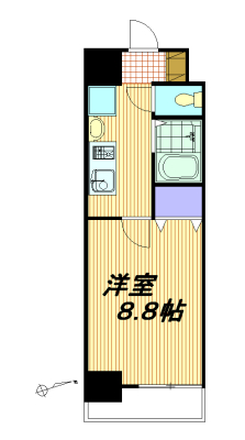 パルティール覚王山の間取り