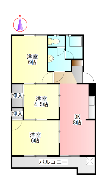 メゾン新所の間取り