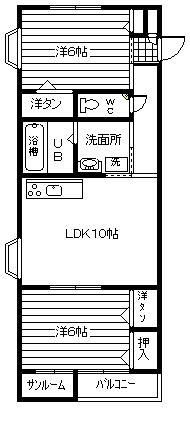 グランシティの間取り