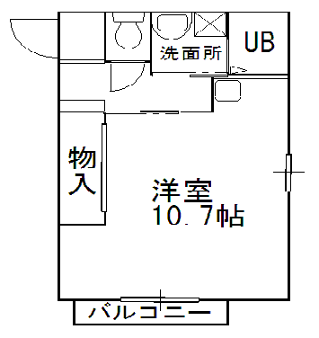 ハイツいとこの間取り