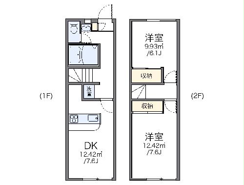 レオパレスクレールの間取り