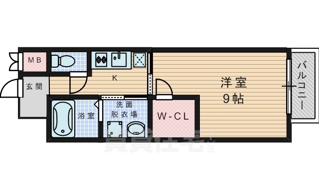 アイトーン豊中の間取り