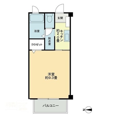 喜多川パークハイツの間取り