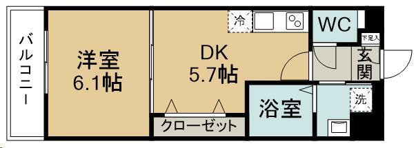 アスコット出花の間取り