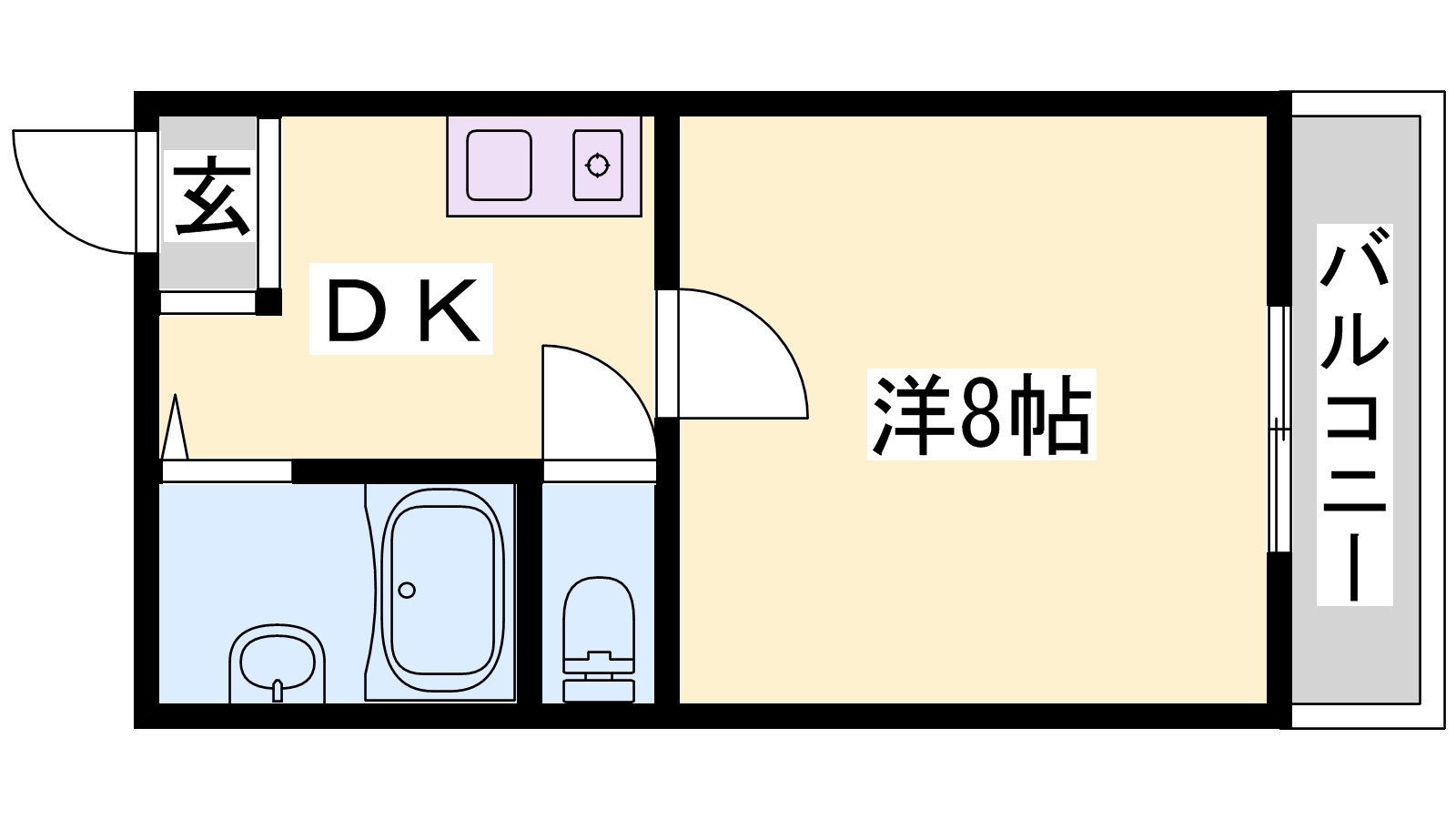 加東市松沢のマンションの間取り