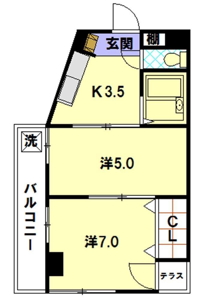 絵花苑ビルの間取り