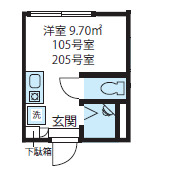 ヴェルデ西小岩の間取り