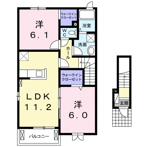 ヴィラ殿山の間取り