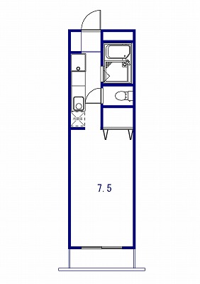 αNEXT高崎第一の間取り