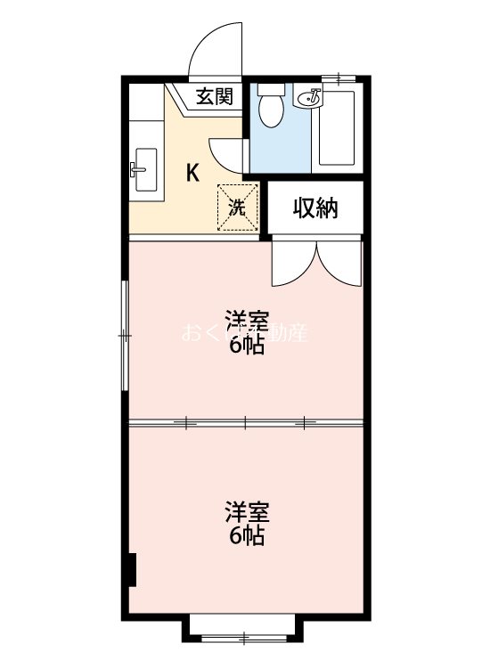 サンリッチ16の間取り