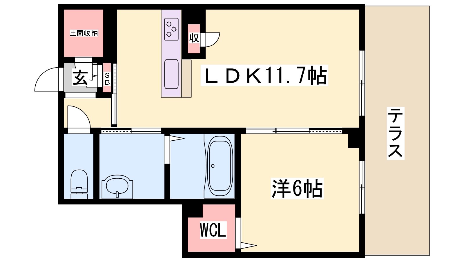 カーサグラスの間取り