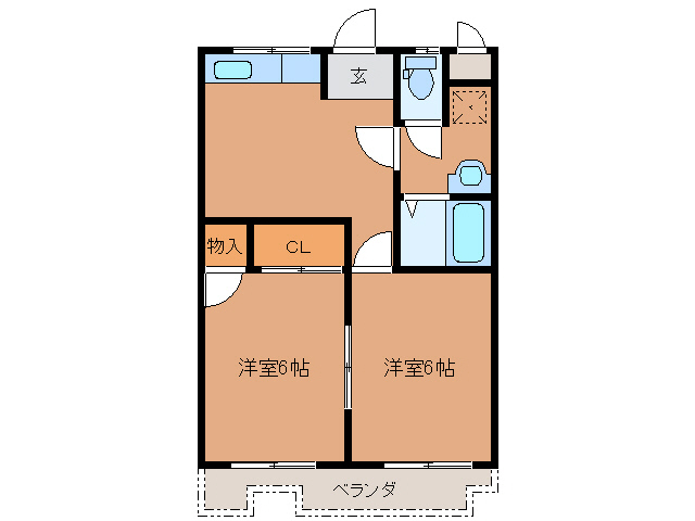 泉ハイツの間取り