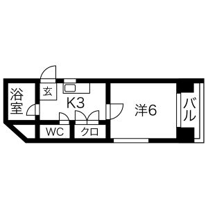 フォルム熊大前IIの間取り