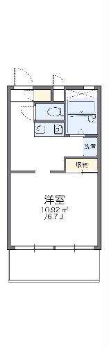 レオパレスプレシオＥの間取り