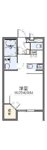 レオパレスコーポ弥生の間取り