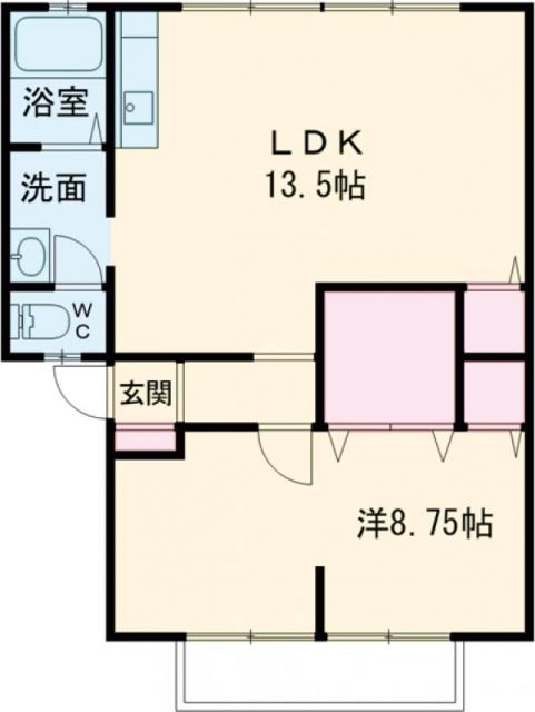 ハイツサンライフＢの間取り