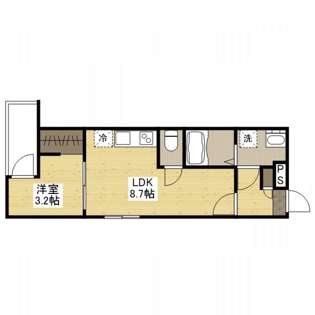 セブンプロート江波本町II（北側）の間取り