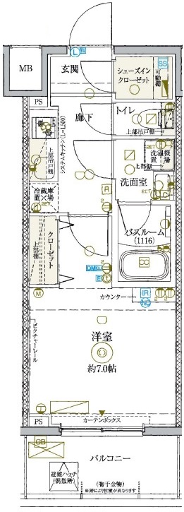 KDXレジデンス池袋ウエストの間取り