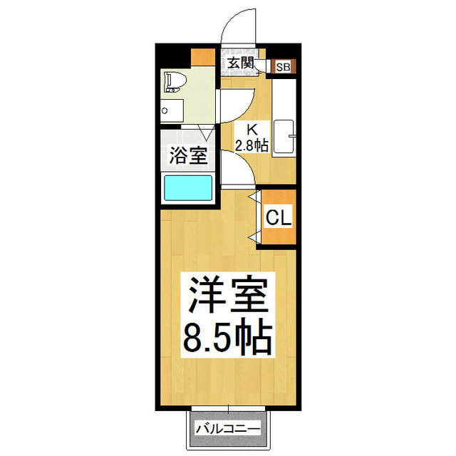 ハイツたんぽぽの間取り