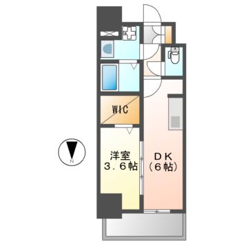 メイクスWアート名駅南IIIの間取り