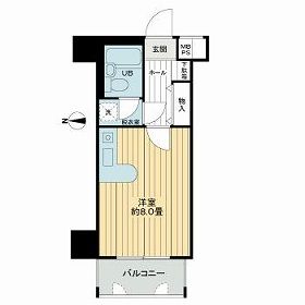 【京都市上京区二町目のマンションの間取り】