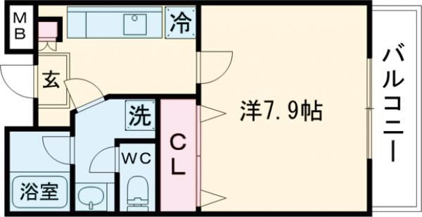 ネオパレス南茨木の間取り