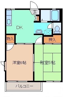 ファミール　Ａの間取り