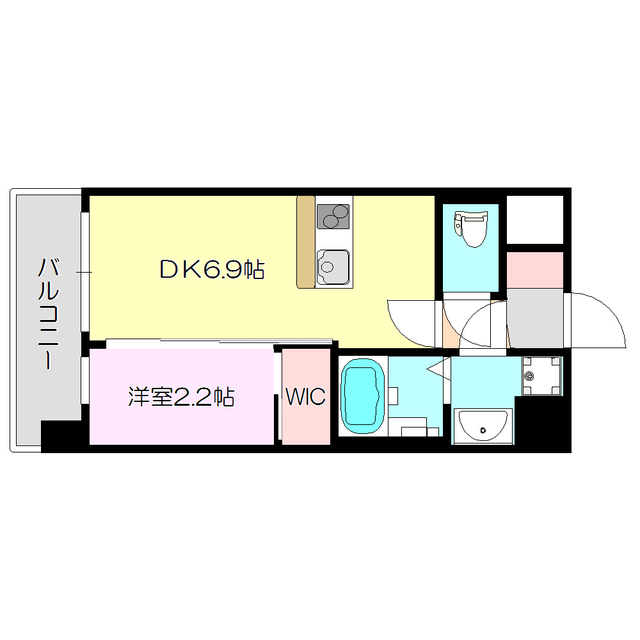 セレニテ十三ミラクの間取り