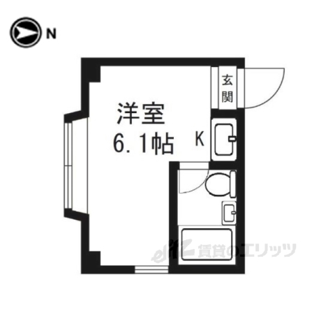 ロイヤル太秦の間取り