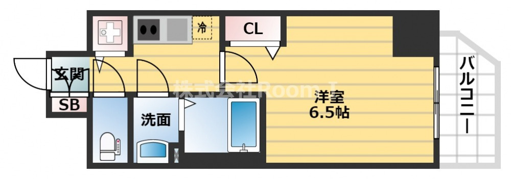 プレサンス北浜パレスの間取り