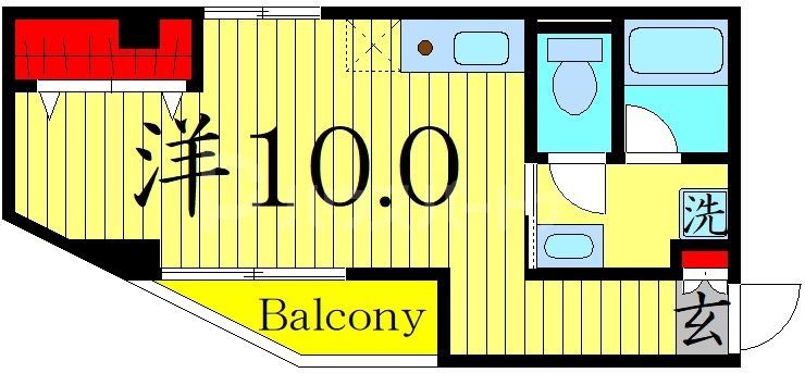 墨田区八広のマンションの間取り