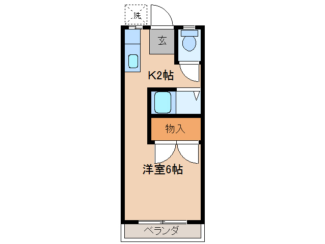 岩渕松鶴の間取り