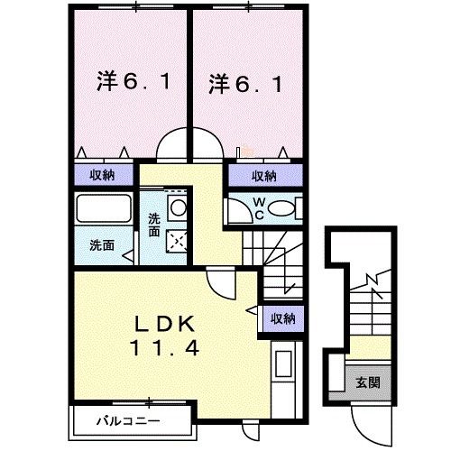 サンパレスの間取り