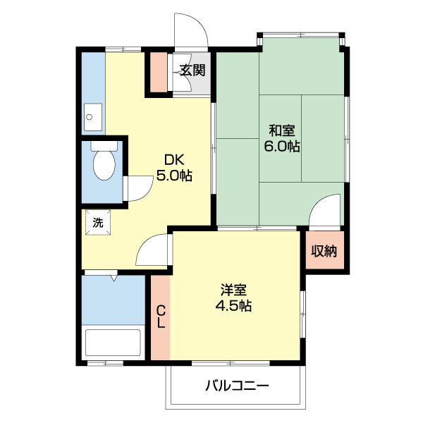 サンシェ田上の間取り