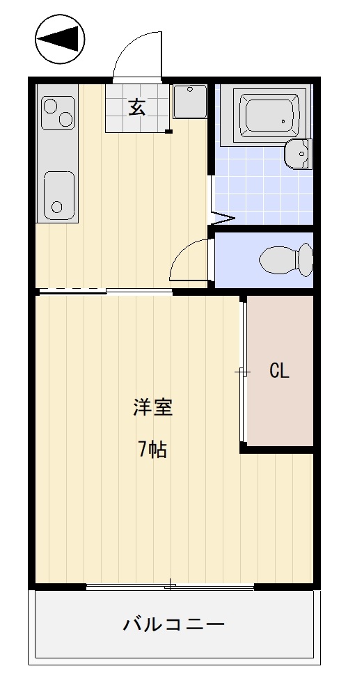 ベルハイツの間取り