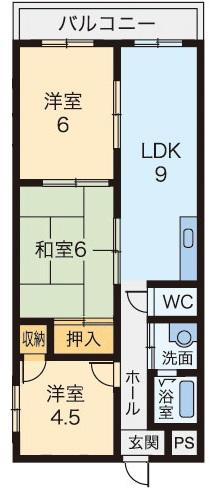 エーデルハイム前川の間取り