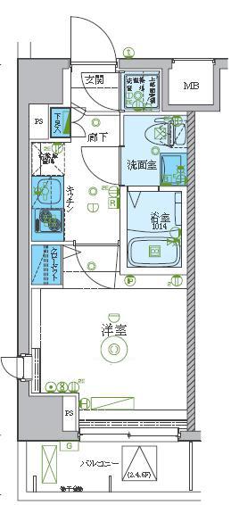 レグゼ梶ケ谷の間取り