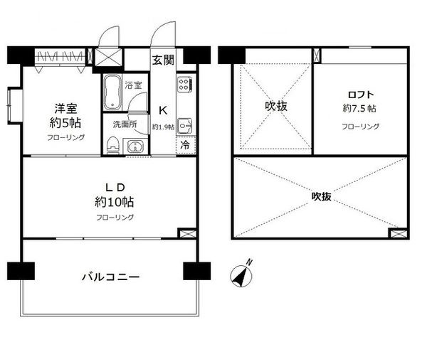 江東区東雲のマンションの間取り