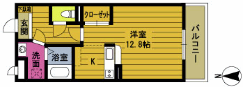 ＷＩＮＤＯＭ　Ｐａｒｋ　Ｎｏａｈの間取り