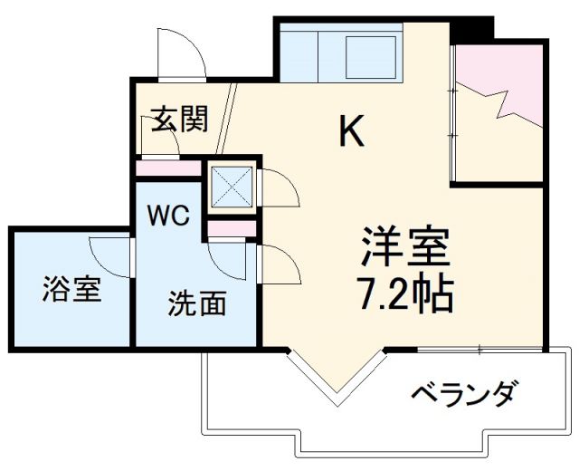 海部郡蟹江町城のマンションの間取り