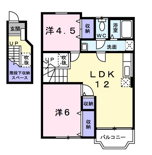 プラウド幕張本郷IIの間取り